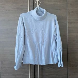 Light Blue Turtleneck Sweater